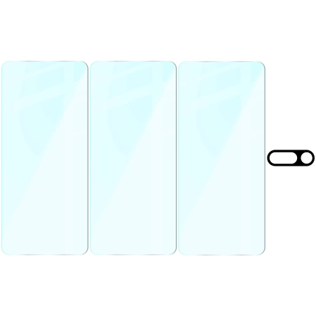 3x Szkło + szybka na aparat Bizon Clear 2 Pack do Nothing Phone (3a)