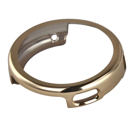 Etui z osłoną ekranu Bizon Case Watch Felipe do Xiaomi Watch S4 41 mm, złote