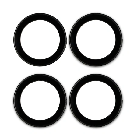 Szkło na aparat Bizon Glass Snap Lens do Xiaomi Redmi Note 15 Pro 4G / 15 Pro Plus 5G, 1 zestaw, czarna ramka