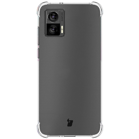 Etui + 2x folia + obiektyw Bizon Case Clear Pack do Motorola Moto Edge 30 Neo, przezroczyste