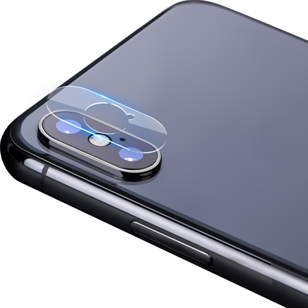 3x Szkło hartowane + szybka na aparat Bizon Glass Clear Pack do iPhone Xs Max