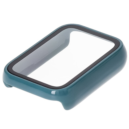 Etui ze szkłem do zegarka Bizon Case Watch Adamo do Xiaomi Mi Smart Band 9 Pro, zielone