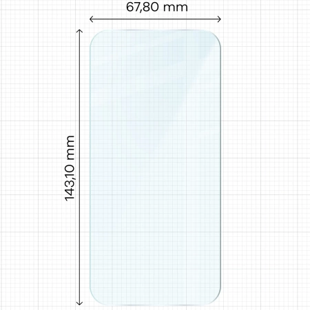 Szkło hartowane Bizon Glass Clear Duo do iPhone 12 / 12 Pro, 2 sztuki