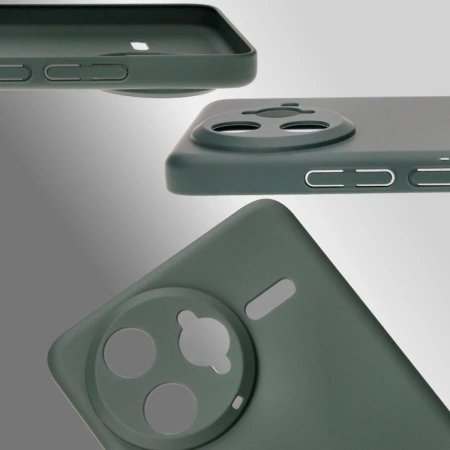 Etui Bizon Case Łupka do Xiaomi Poco F7 Ultra, zielone