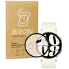 Szkło hybrydowe Bizon Glass Watch Edge Hybrid dla Galaxy Watch 6 40mm, czarne