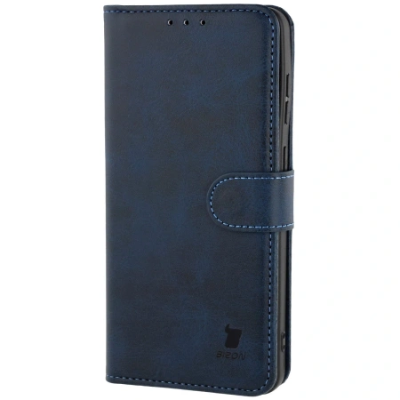 Etui z klapką Bizon Case Pocket do Galaxy S26 Plus, granatowe