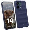 Pancerne etui Bizon Case Tur do Oppo Reno 14, granatowe