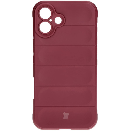 Pancerne etui Bizon Case Tur do iPhone 16 Plus, burgundowe