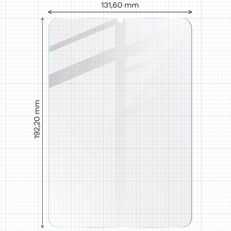 Szkło hartowane do tabletu Bizon Glass Tab Clear Duo do iPad Mini 7 gen. 2024 / iPad Mini 6 gen. 2021, 2 sztuki