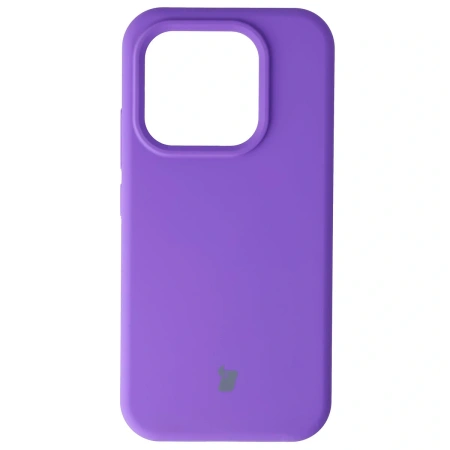 Silikonowe etui Bizon Soft Case do Xiaomi 17, fioletowe