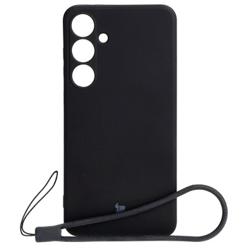 Etui Bizon Case Silicone Sq do Galaxy S24 Plus, czarne