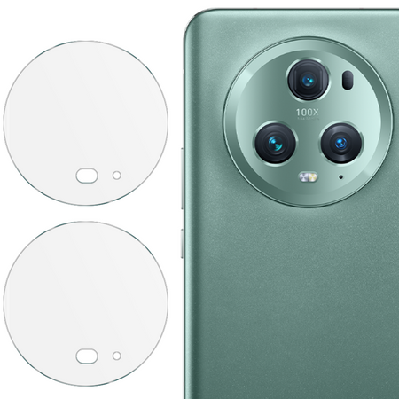 Szkło na aparat Bizon Glass Lens do Honor Magic5 Pro, 2 sztuki