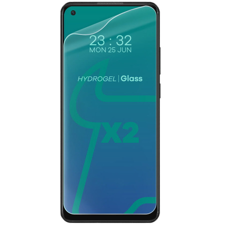 Folia hydrożelowa na ekran Bizon Glass Hydrogel Front do Oppo A78 4G, 2 sztuki