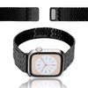 Pasek ze stali nierdzewnej Bizon Strap Watch Titanium do Apple Watch 38/40/41/42 mm, czarny