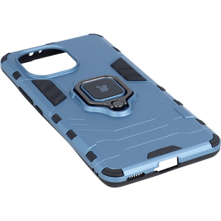 Etui Bizon Case Armor Ring do Xiaomi Mi 11, niebieskie