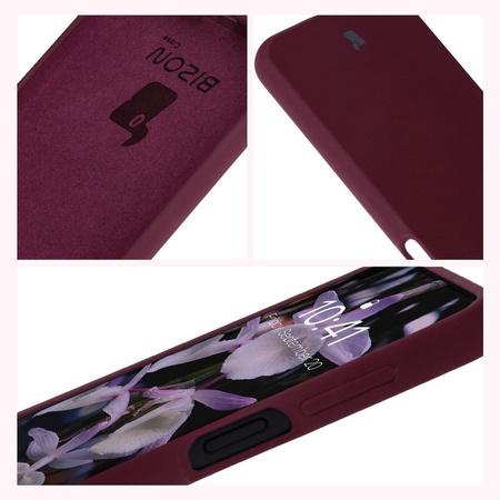 Silikonowe etui Bizon Soft Case do Galaxy A16 4G/5G, ciemnofioletowe