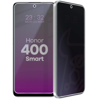 Prywatyzujące szkło hybrydowe Bizon Glass Mule Shadow do Honor 400 Smart, matowe