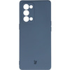 Etui Bizon Case Silicone do Oppo Reno 6 Pro, szare