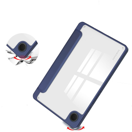 Etui Bizon Case Tab Clear Matt do Galaxy Tab A9, granatowe