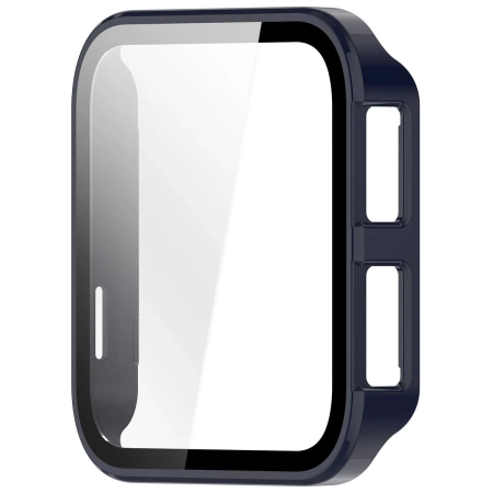 Etui ze szkłem do zegarka Bizon Case+Glass Watch do Garmin Venu X1, niebieskie