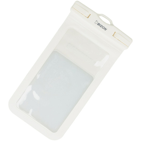 Etui wodoszczelne Bizon Case Hydrowrap, 2 sztuki, ecru