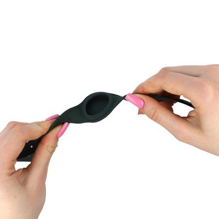 Etui Bizon Case Locator Pets do Apple AirTag, ciemnozielone