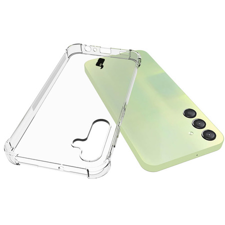 Etui + 2x szkło + obiektyw Bizon Case Clear Pack do Galaxy A15 4G/5G, przezroczyste