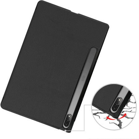 Etui Bizon Case Tab Croc do Lenovo Tab P12 Pro, czarne