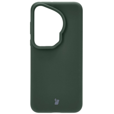 Silikonowe etui Bizon Soft Case do Huawei Pura 70, ciemnozielone