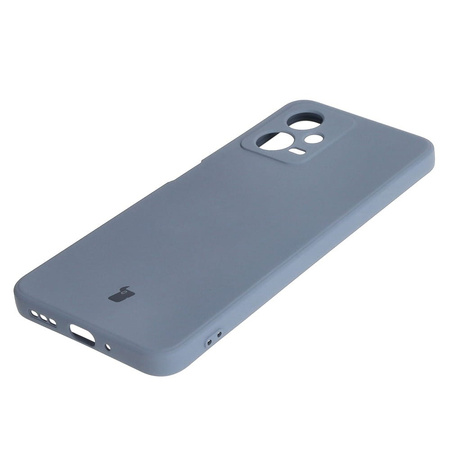 Etui Bizon Case Silicone Sq do Xiaomi POCO X5, Redmi Note 12 5G, szare