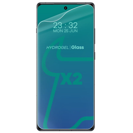 Folia hydrożelowa na ekran Bizon Glass Hydrogel Front Duo do OnePlus 12R, 2 sztuki