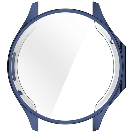 Etui z osłoną ekranu Bizon Case Watch Felipe do OnePlus Watch 3 / Oppo Watch X2, niebieskie