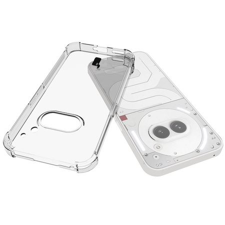 Etui + 2x szkło + obiektyw Bizon Case Clear Pack do Nothing Phone (2a), przezroczyste