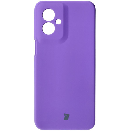 Silikonowe etui Bizon Soft Case do Motorola Moto G55 5G, fioletowe