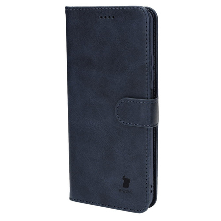 Etui Bizon Case Wallet do Xiaomi Poco X4 GT, granatowe