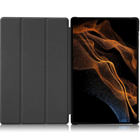 Etui Bizon Case Tab Croc do Samsung Galaxy Tab S8 Ultra, ciemnozielone