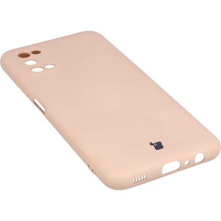 Etui Bizon Case Silicone do Galaxy A03S, jasnoróżowe