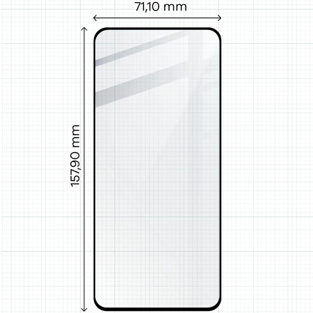 Szkło hartowane Bizon Glass Edge 2 do Pixel 8 Pro, czarne
