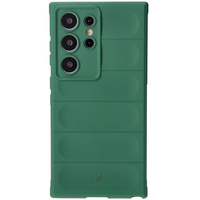 Pancerne etui Bizon Case Tur do Galaxy S24 Ultra, ciemnozielone