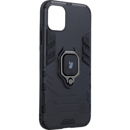 Etui Bizon Case Armor Ring do iPhone 11 Pro Max, czarne