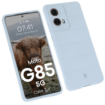 Pancerne etui Bizon Case Tur do Motorola Moto G85 5G, jasnoniebieskie