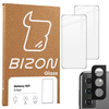 2x Szkło + szybka na aparat Bizon Edge Pack do Galaxy S21 5G