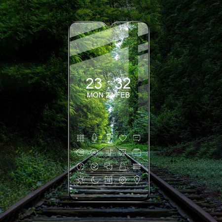 Szkło hartowane Bizon Glass Edge do Galaxy M13 / M23 5G, czarne