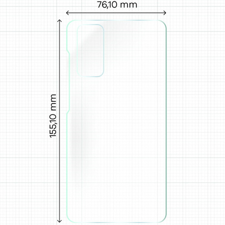 Folia hydrożelowa na tył Bizon Glass Hydrogel, Galaxy S20 FE , 2 sztuki