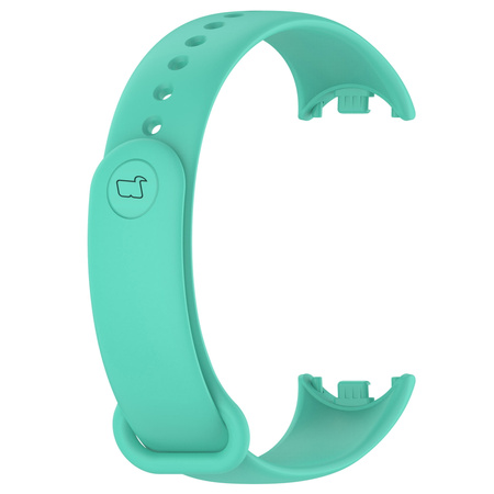 Pasek Bizon Strap Watch Dots do Xiaomi Mi Smart Band 8, ciemno-miętowy