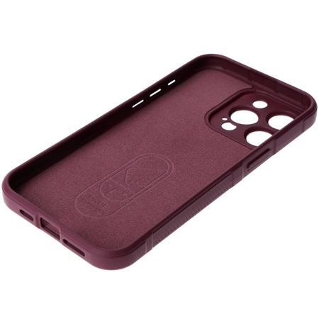 Pancerne etui Bizon Case Tur do iPhone 15 Pro Max, ciemnofioletowe
