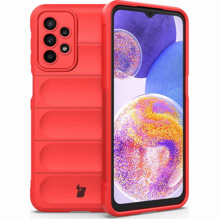 Pancerne etui Bizon Case Tur do Galaxy A23 4G / 5G, czerwone