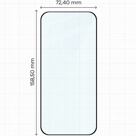 Szkło hartowane Bizon Glass Edge 2 do Google Pixel 9 Pro XL, czarna ramka