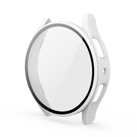 Etui Bizon Case Watch Adamo do Galaxy Watch 5 44mm, białe