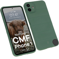 Pancerne etui Bizon Case Tur do Nothing CMF Phone 1, ciemnozielone